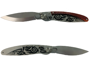 Couteau K2 modèle Tribal